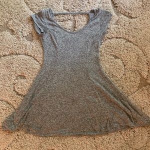 M-L gray flowy dress